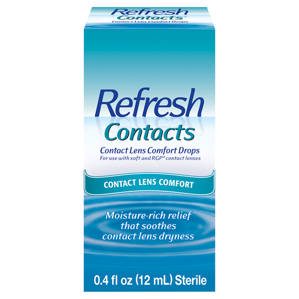 Refresh Contact Lens Moisture Comfort Drops for Dry Eyes
