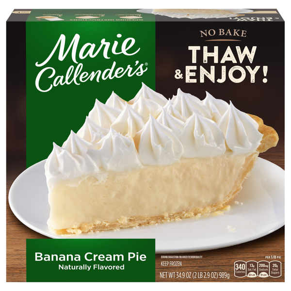 Marie Callender's Banana Cream Pie Frozen