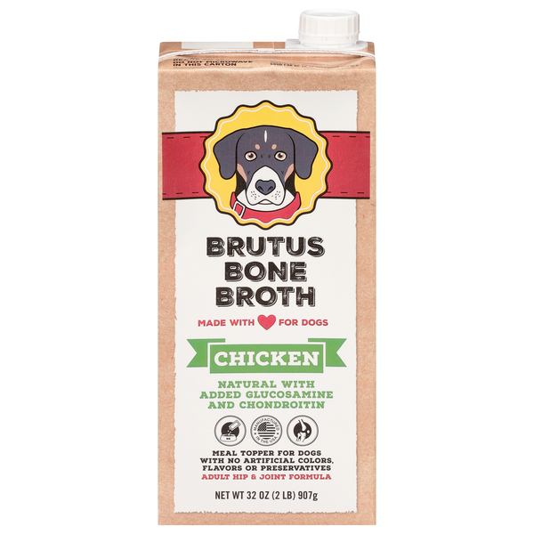 Brutus Chicken Bone Broth Hip & Joint Formula for Dogs