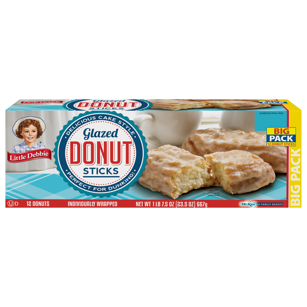 Little Debbie Glazed Donut Sticks - 12 ct