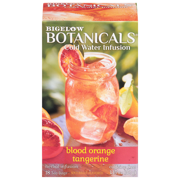 Bigelow Botanicals Cold Water Infusion Blood Orange Tangerine Tea Bags