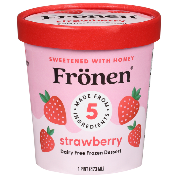 Fronen Dairy Free Strawberry Frozen Dessert