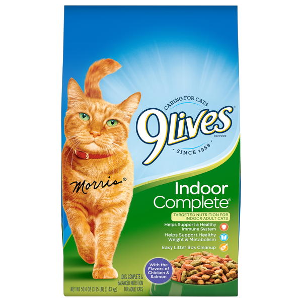 9Lives Indoor Complete Chicken & Salmon Adult Dry Cat Food