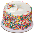 Food Lion Bakery Rainbow Vanilla Cake 5 Inch