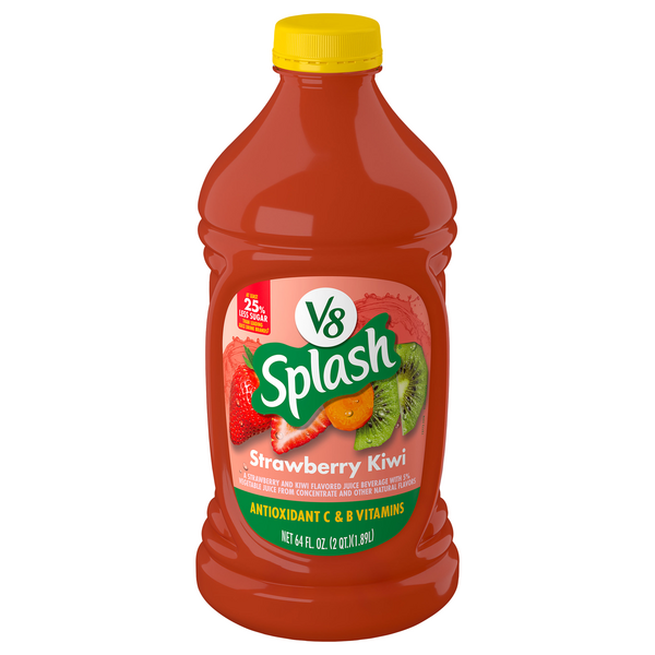 Save on V8 Splash Strawberry Kiwi Juice Beverage Order Online Delivery