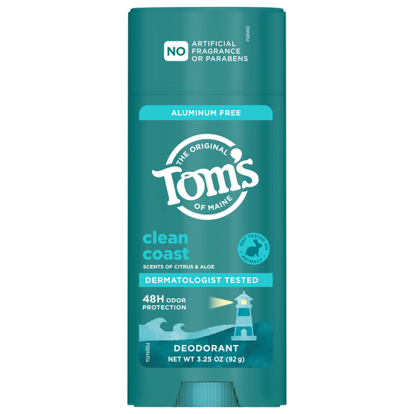 Tom's of Maine Clean Coast Scent Aluminum Free Deodorant