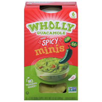 Wholly Guacamole Spicy Hot Minis Single Cups - 6 ct