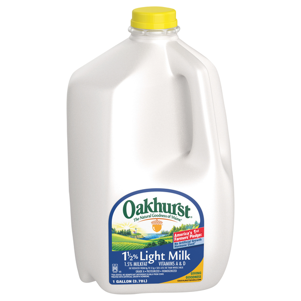 Oakhurst 1.5% Light Milk