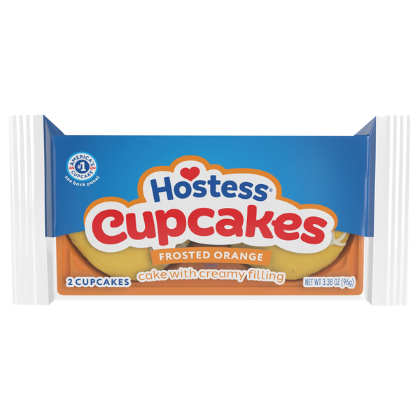 Hostess Orange Cupcakes - 2 ct