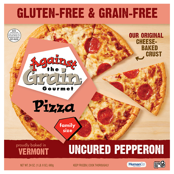 Against The Grain Gluten & Grain Uncured Pepperoni Pizza Frozen