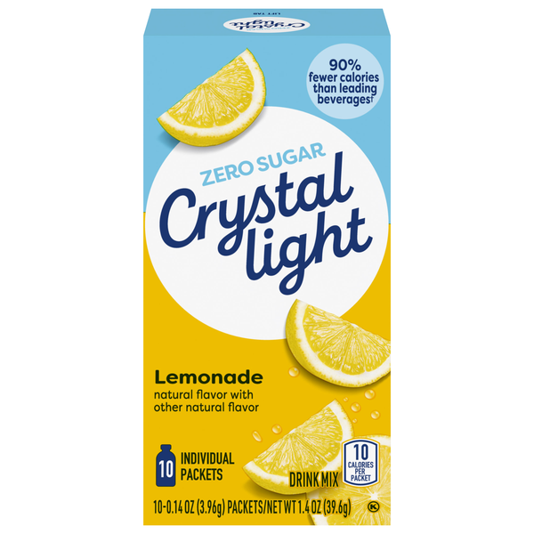 Crystal Light Lemonade Drink Mix - 10 ct
