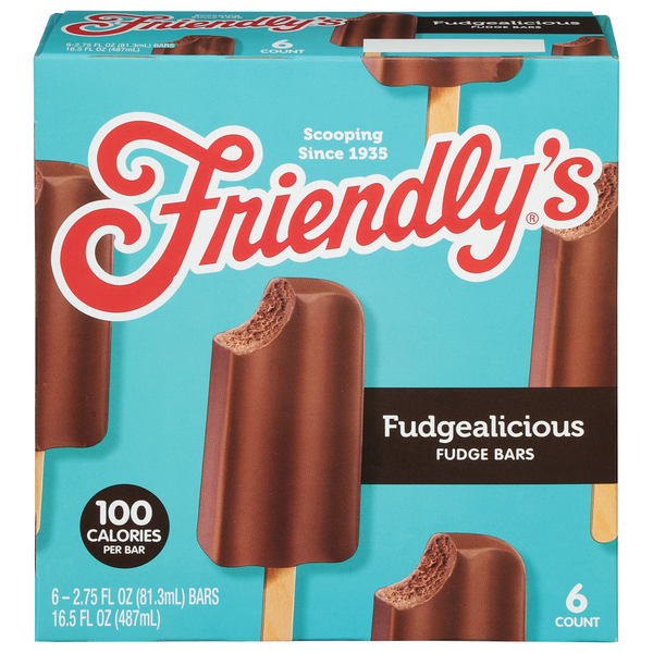 Save on Friendly's Bars Fudgealicious 100 Calories 6 ct Order Online