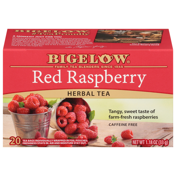 Bigelow Caffeine Free Red Raspberry Herbal Tea Bags