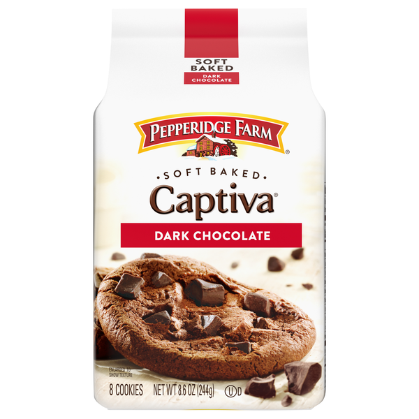 Pepperidge Farm Captiva Soft Baked Dark Chocolate Cookies