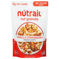 NuTrail Gluten Free No Sugar Added Keto Vanilla Strawberry Nut Granola