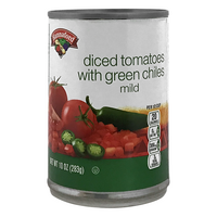 Hannaford Diced Tomatoes with Green Chiles