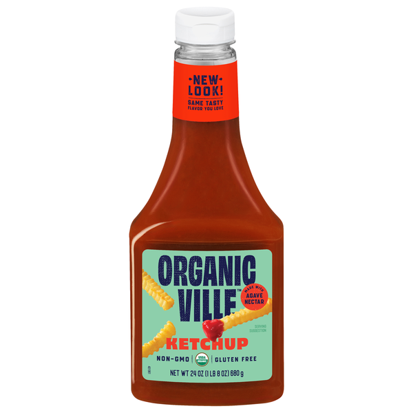Organicville Ketchup Made with Agave Nectar