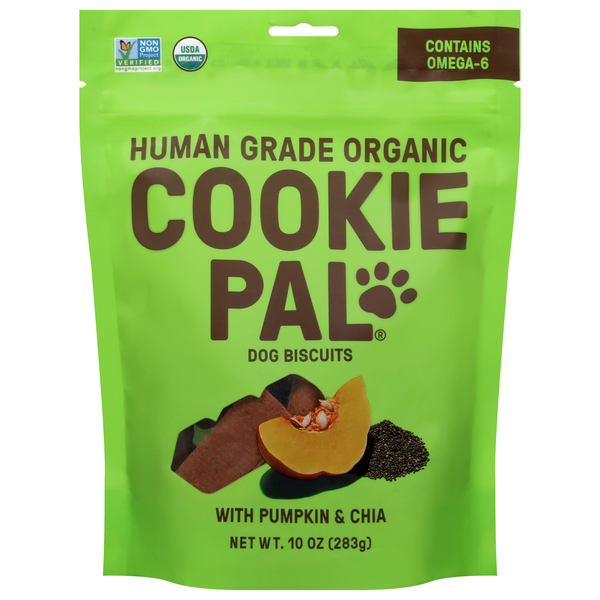 Cookie Pal Organic Pumpkin & Chia Recipe Dog Biscuits