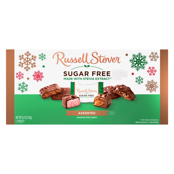 Russell Stover Sugar Free Assorted Chocolate Christmas Candy