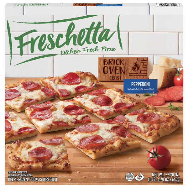 Freschetta Brick Oven Crust Pepperoni Pizza Frozen
