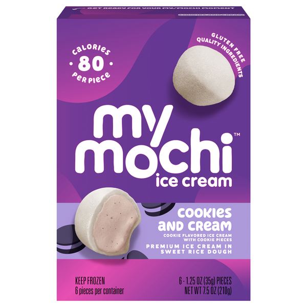 My Mochi Cookies & Cream Ice Cream - 6 ct