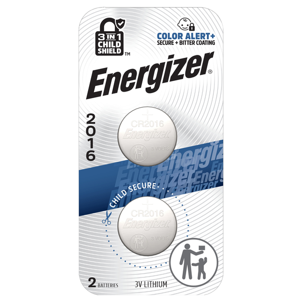 Energizer Lithium Batteries CR2016 3V