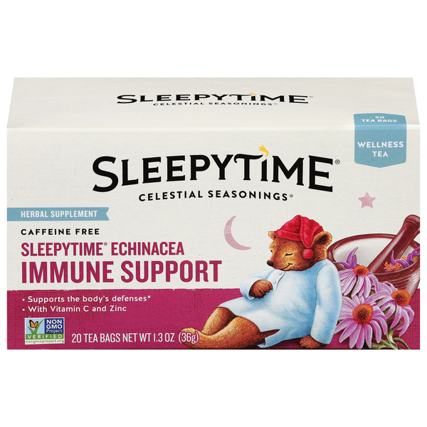 Celestial Seasonings Sleepytime Echinacea Immune Herbal Tea Bags