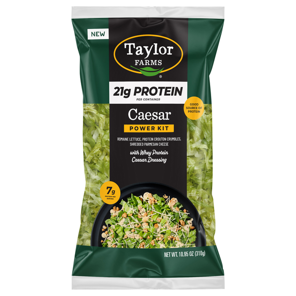 Taylor Farms Caesar Protein Power Salad Kit