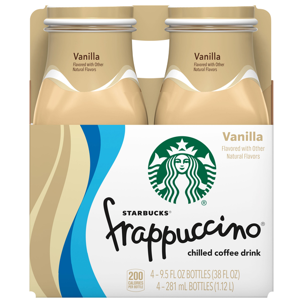 Starbucks Frappuccino Vanilla Chilled Coffee Drink - 4 pk