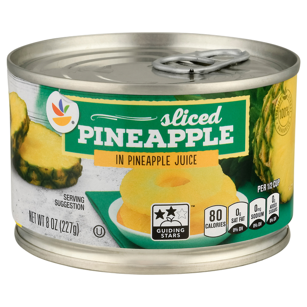 Giant Sliced Pineapple in Juice