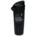 Owala FreeSip Sway Stainless Steel Bottle Very Very Dark 30 oz