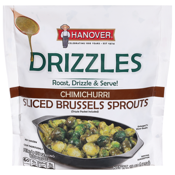 Hanover Drizzles Sliced Chimichurri Brussels Sprouts Frozen