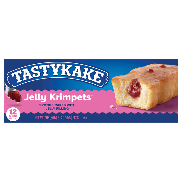 Tastykake Jelly Krimpets Snack Cakes 2 ea - 6 pk