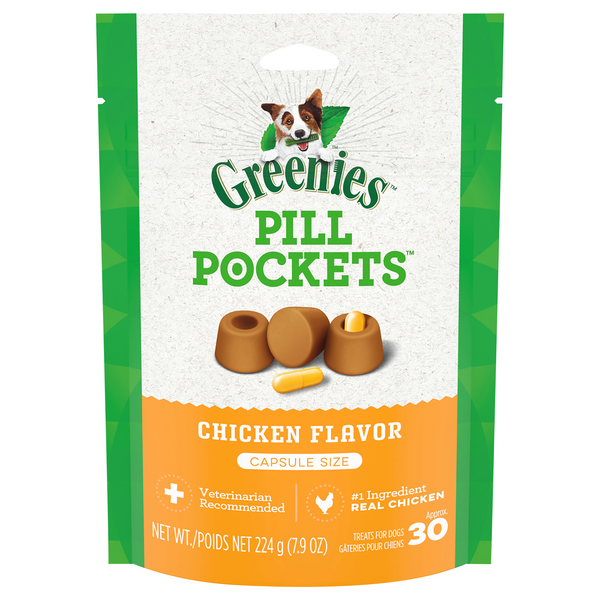Save on Greenies Pill Pockets Dog Treats Chicken Flavor Capsule Size