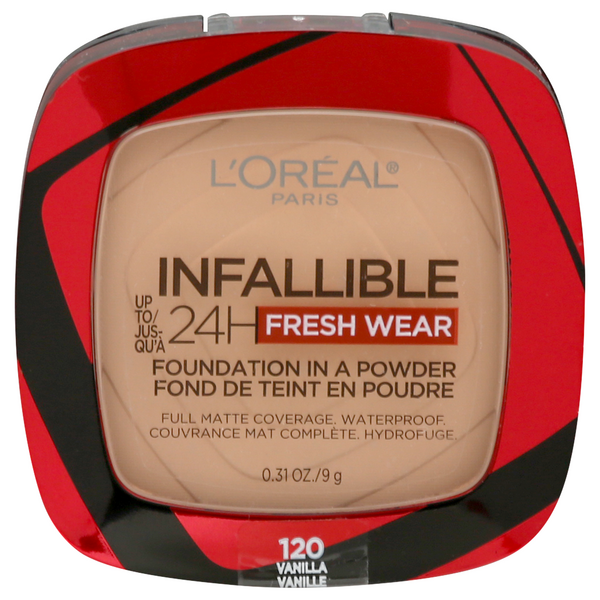 L'Oreal INFALLIBLE 24H Fresh Wear Foundation Powder Vanilla 120