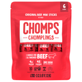 Chomps Chomplings Zero Sugar Original Beef Mini Meat Sticks - 6 ct