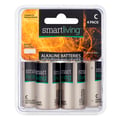 Smart Living Alkaline Batteries Size C