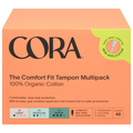 Cora Organic Cotton Multipack Light-Regular-Super Compact Tampons