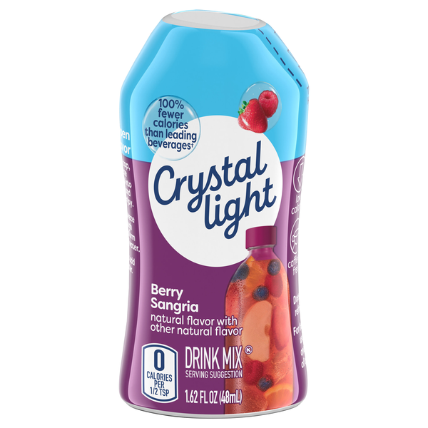 Crystal Light Liquid Drink Mix Berry Sangria Caffeinated