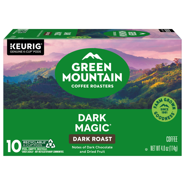 Green Mountain Dark Magic Dark Roast K-Cup Coffee Pods