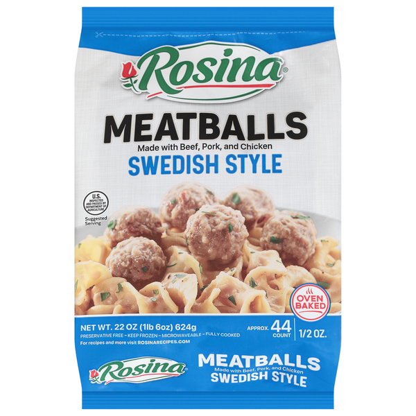 Save on Rosina Meatballs Swedish Style 48 ct Order Online Delivery
