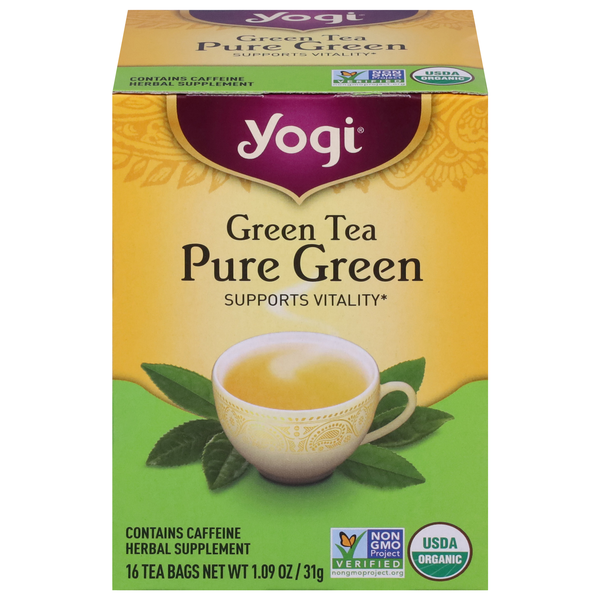 Yogi Organic Pure Green Tea Bags