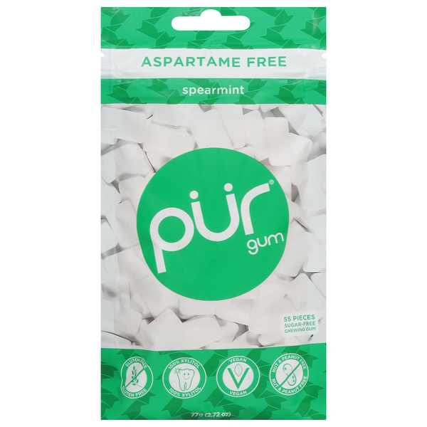 PUR Aspartame Free Chewing Gum Spearmint