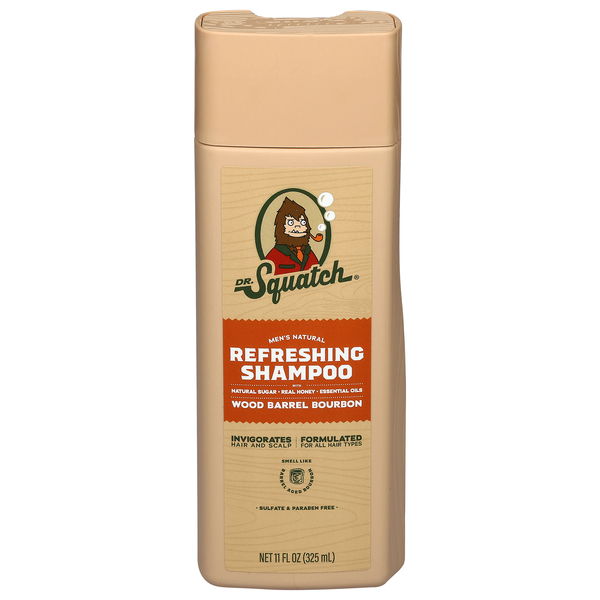 Dr. Squatch Wood Barrel Bourbon Refreshing Shampoo