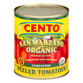 Cento Organic Certified San Marzano Whole Peeled Tomatoes with Basil Leaf
