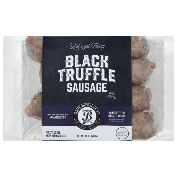 Brooklyn Cured Black Truffle Sausage with Porcini - 4 ct