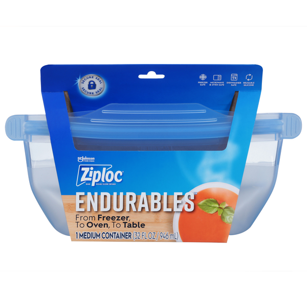 Save on Ziploc Endurables Container Medium 32 oz Order Online Delivery