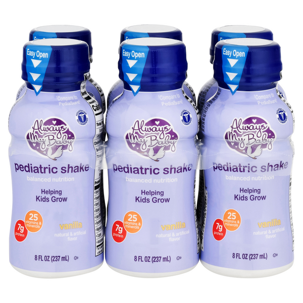 Save on Always My Baby Pediatric Shake Vanilla 6 pk Order Online