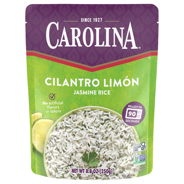 Carolina 90 Second Microwave Cilantro Limon Flavored Jasmine Rice