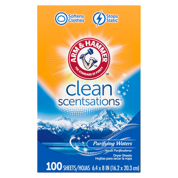 Arm & Hammer Clean & Simple Crisp Clean Fabric Softener Sheets